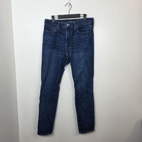 Abercrombie & Fitch Other - Abercrombie & Fitch Dark Wash Vintage Stretch 90s Slim Casual Jeans 32×32